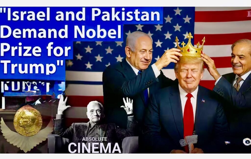 NOBEL PEACE PRIZE : ISRAEL AND PAKISTAN COME TOGETHER TO HELP TRUMP